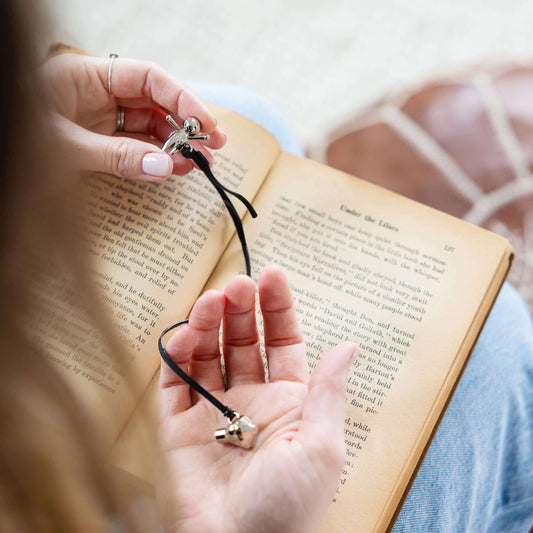 HOOG Astronaut and Space Capsule Adjustable Metal Charm Bookmark - Page Marker for Books & Journals