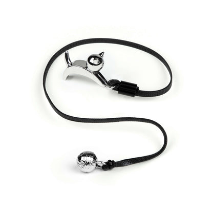 HOOG Cat and Yarn Adjustable Metal Charm Bookmark - Page Marker for Books & Journals