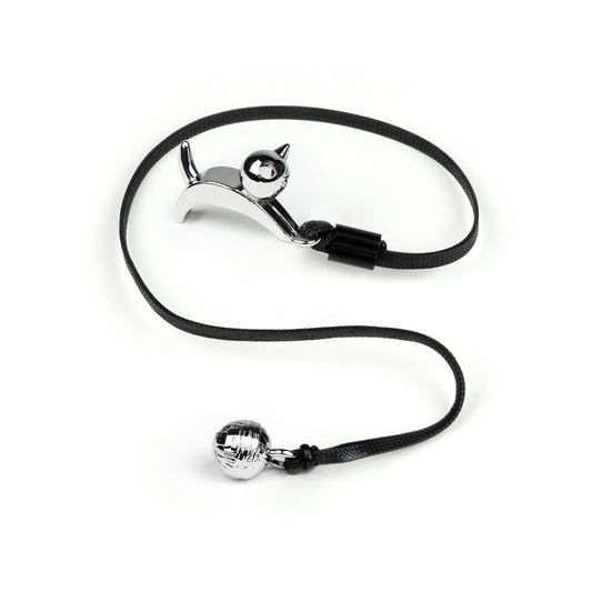 HOOG Cat and Yarn Adjustable Metal Charm Bookmark - Page Marker for Books & Journals